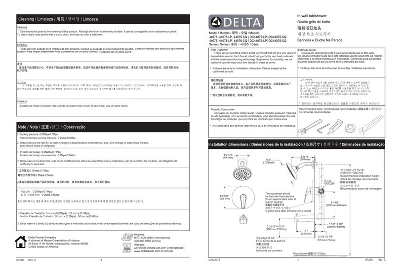 Delta 44075 Series User manual