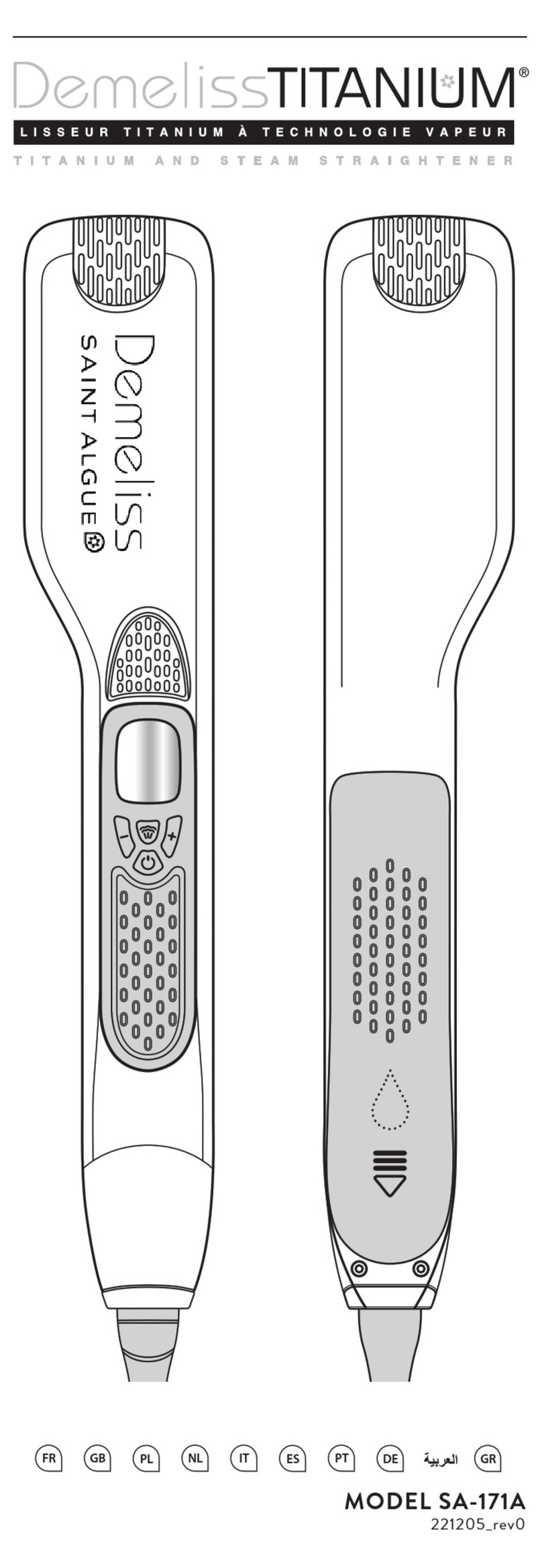 Demeliss TITANIUM SA-171A manual