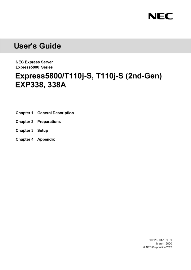 NEC NEC Express5800 Series User manual