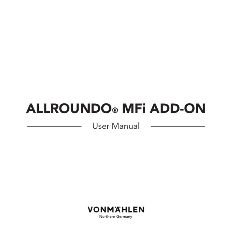 VONMÄHLEN ALLROUNDO User manual