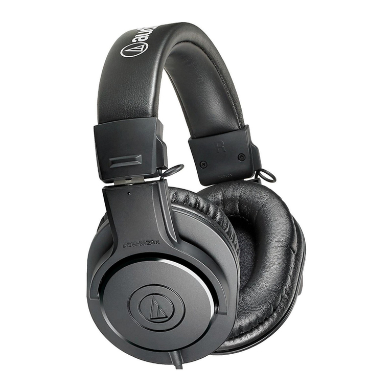 Audio Technica ATH M20x User manual