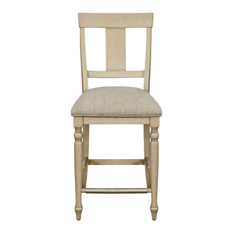 Martha Stewart FIONA COUNTER STOOL Assembly instructions Martha Stewart FIONA COUNTER STOOL Assembly instructions