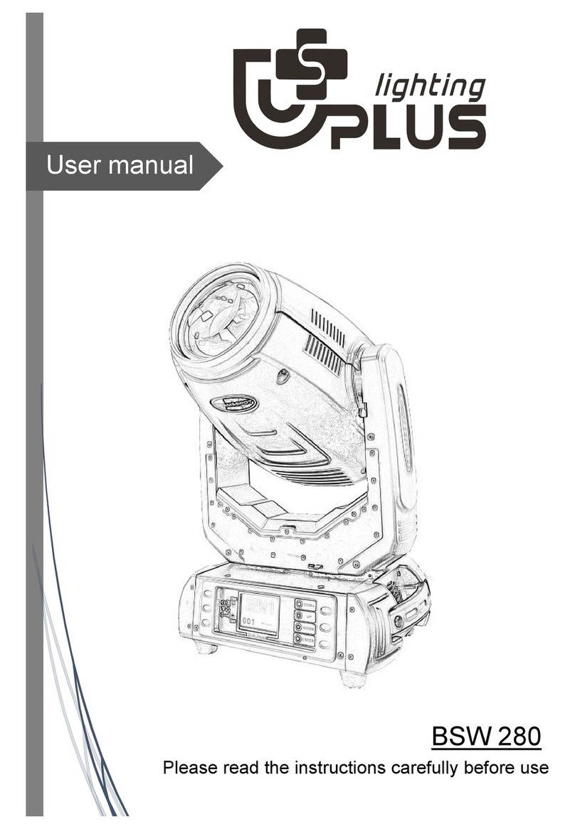 Uplus Lighting BSW 280 user manual