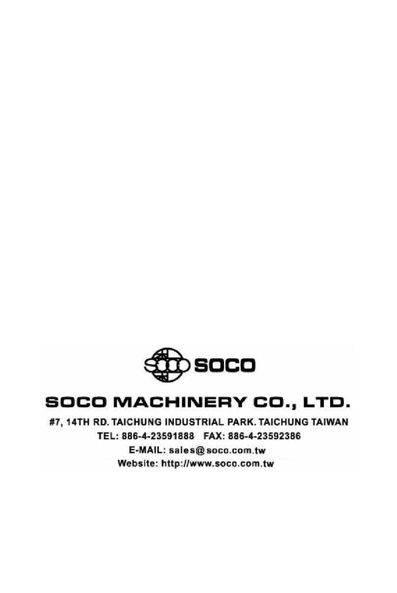 SOCO TB-38 operation instruction