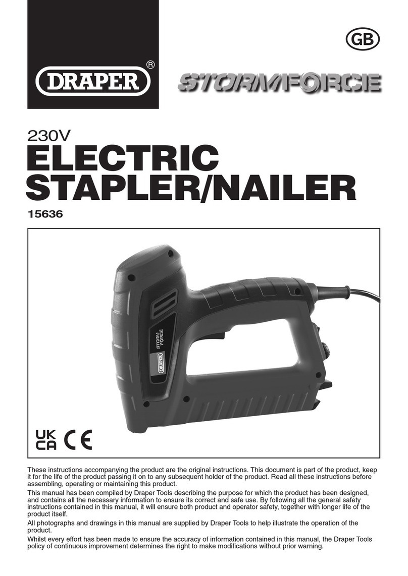 Draper STORMFORCE STNEKSF user manual