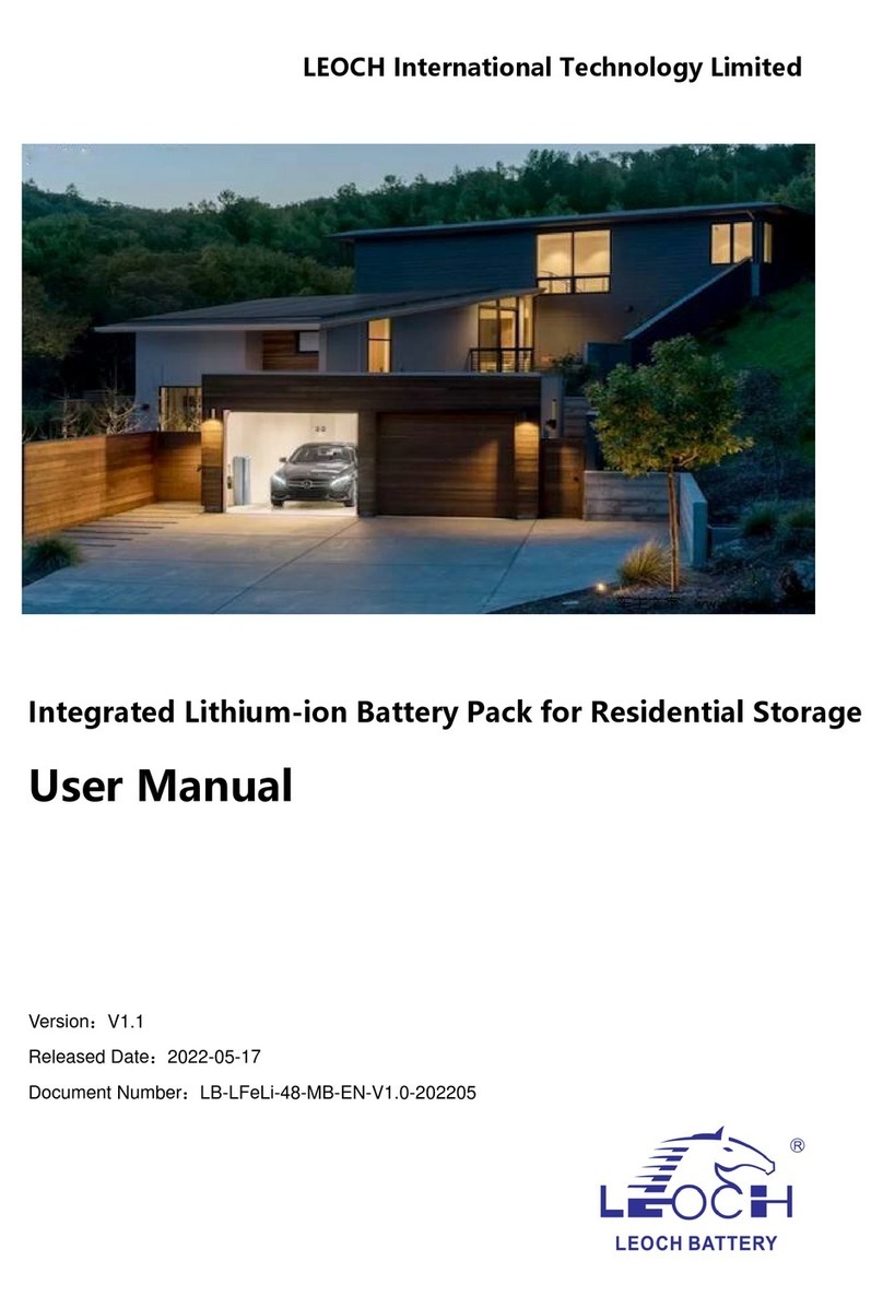 LEOCH LFeLi-48100MB15 user manual