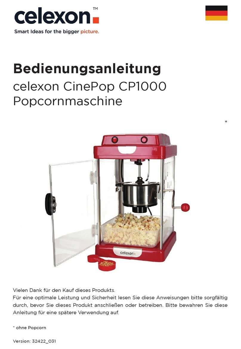 Celexon CinePop CP1000 operating instructions