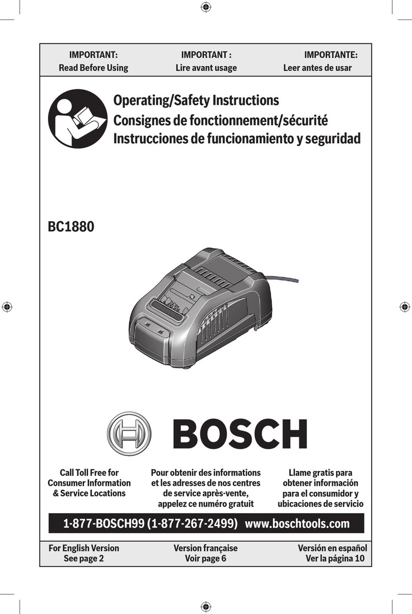Bosch BC1880 User manual