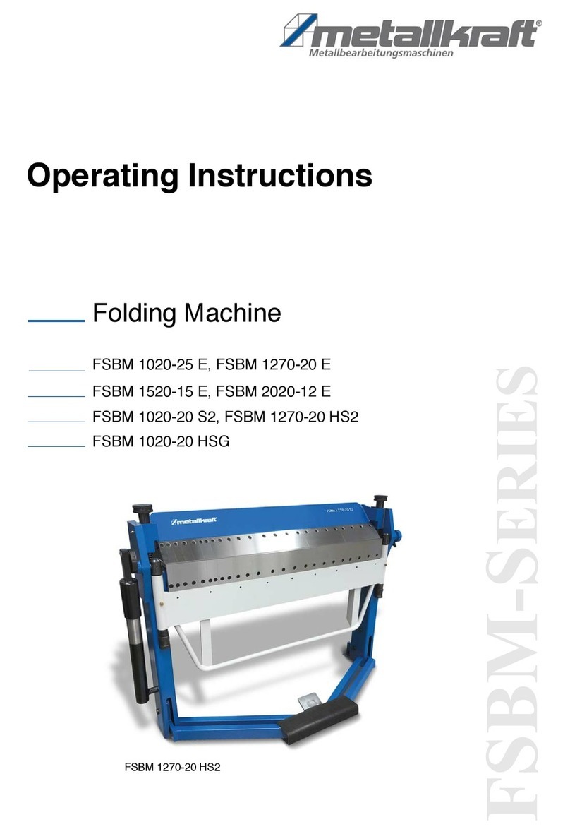 Metallkraft FSBM 1020-25E User manual