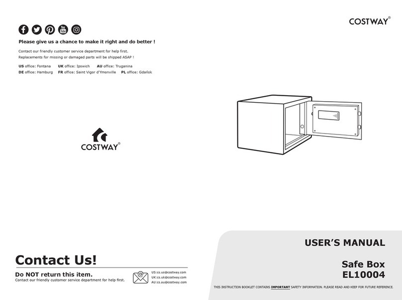 Costway EL10004 User manual