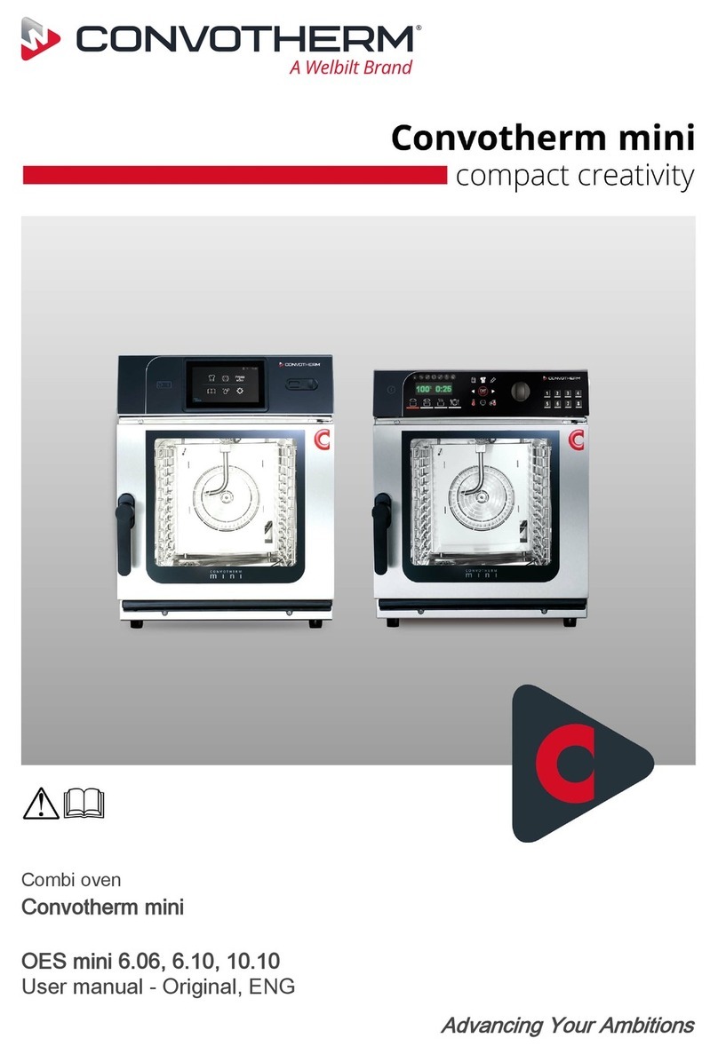 Welbilt Convotherm OES mini 6.06 User manual Welbilt Convotherm OES mini 6.06 User manual