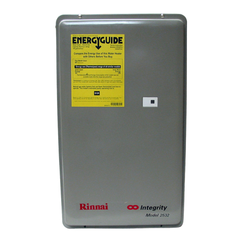 Rinnai Continuum Series User manual