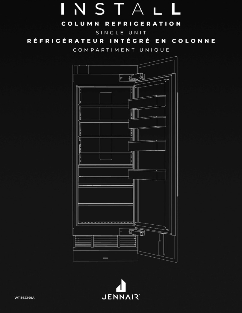 Jenn-Air JBZFR18IGX User manual