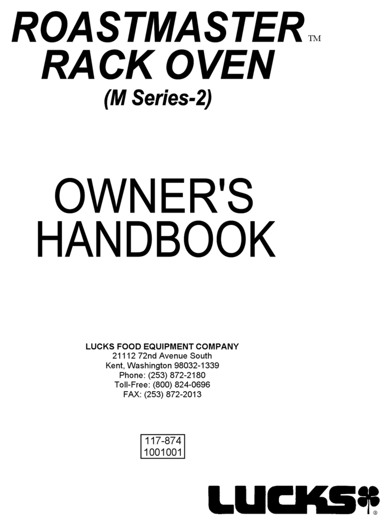 Lucks ROASTMASTER M Series Owner's handbook