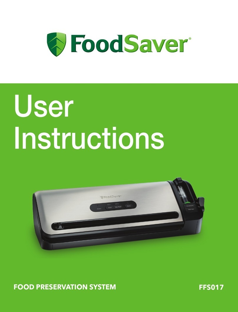 FoodSaver FFS017 User instructions