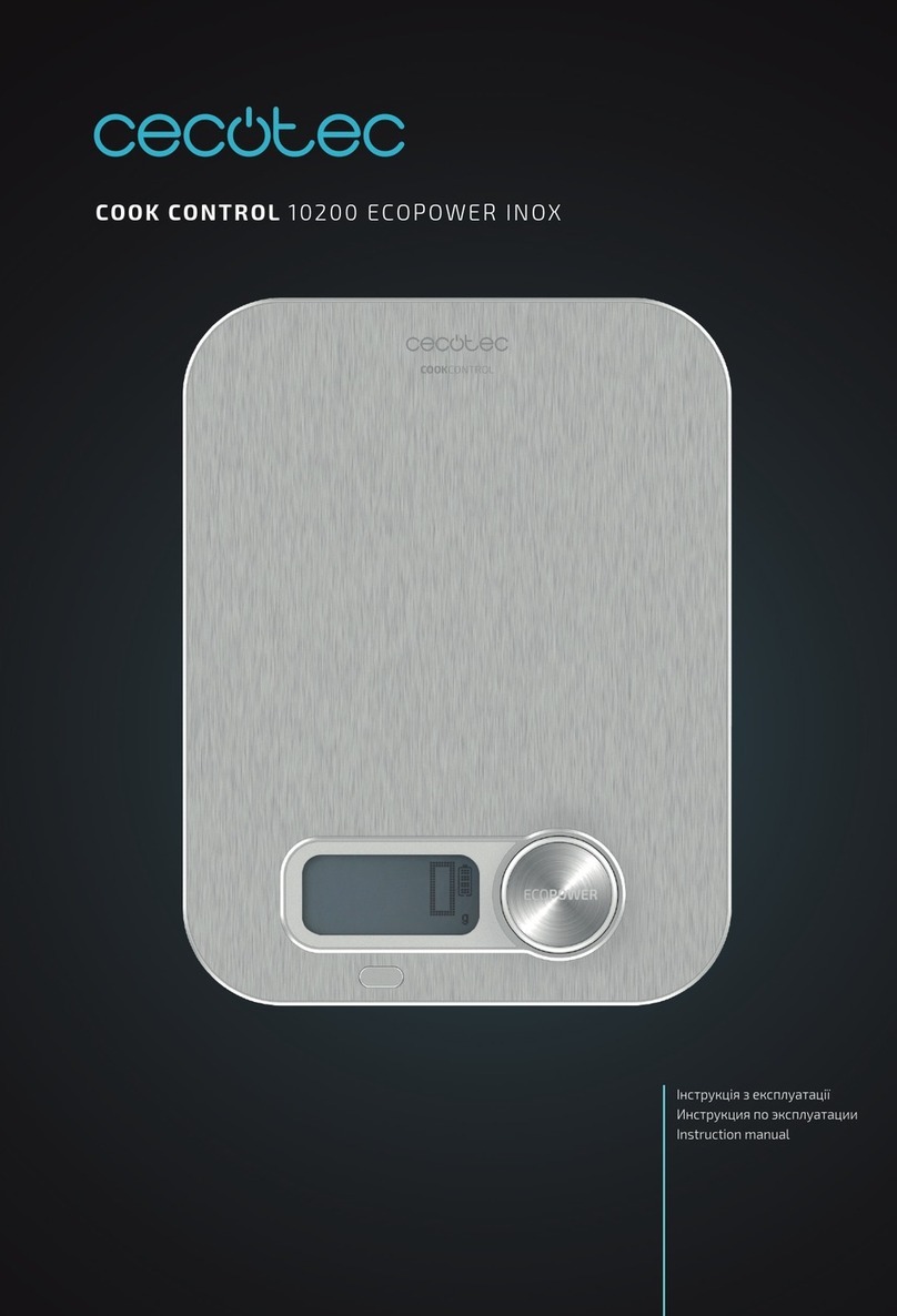 cecotec Cook Control 10200 EcoPower Inox User manual