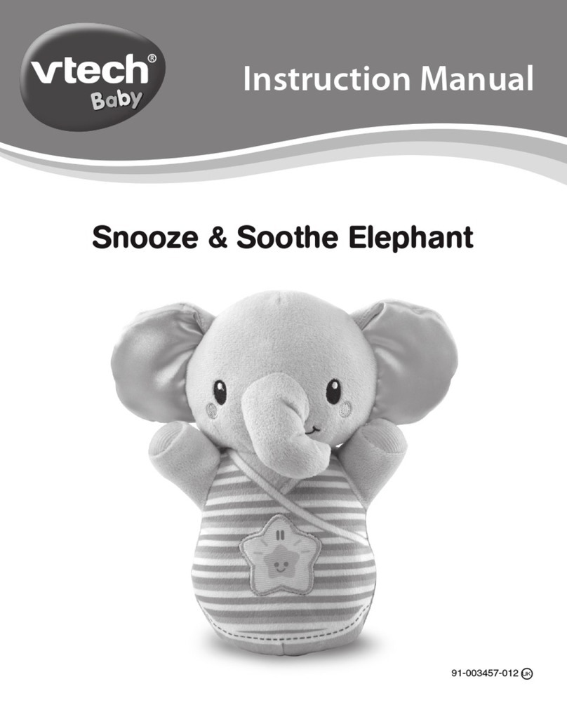 VTech Baby Snooze & Soothe Elephant User manual