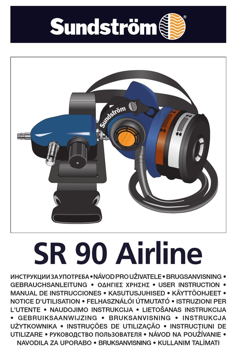 Sundstrom SR 90 Airline Installation instructions Sundstrom SR 90 Airline Installation instructions