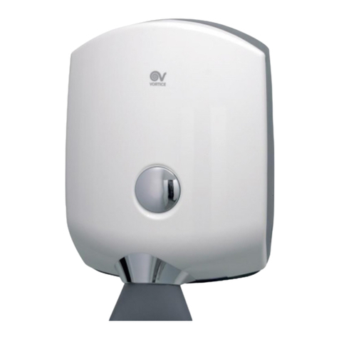 Vortice EASY DRY DUAL 1300 User manual Vortice EASY DRY DUAL 1300 User manual
