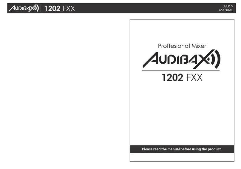 Audibax 1202 FXX user manual Audibax 1202 FXX user manual