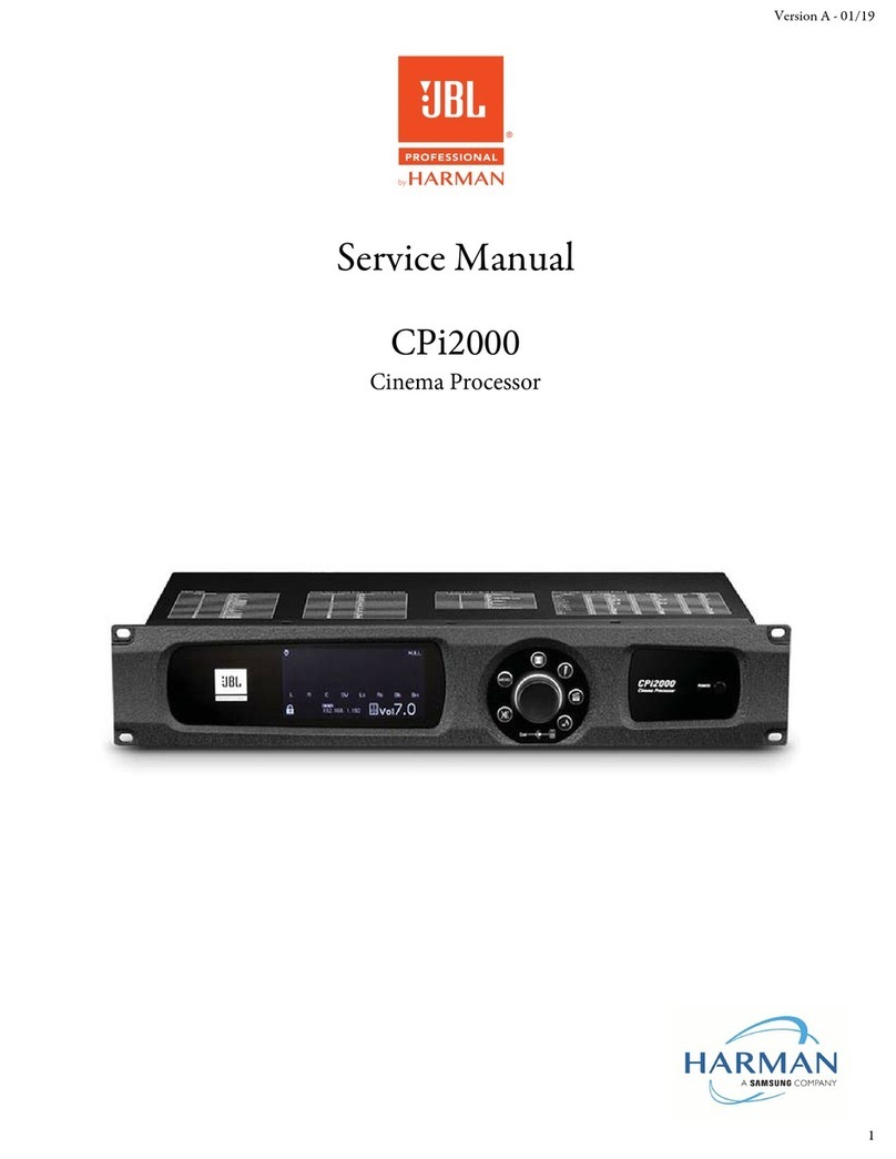 Harman JBL CPi2000 Service manual