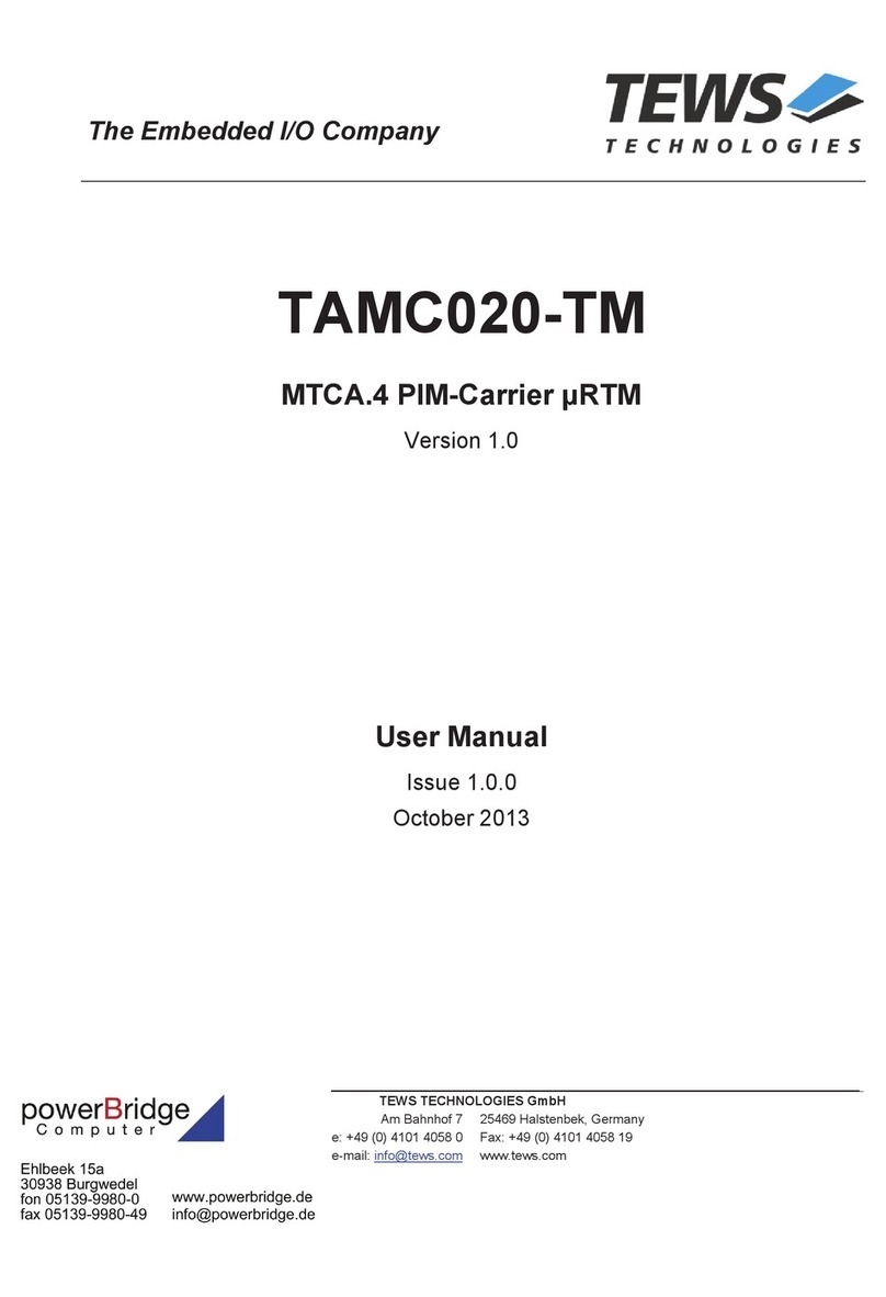 Tews Technologies TAMC020-TM User manual