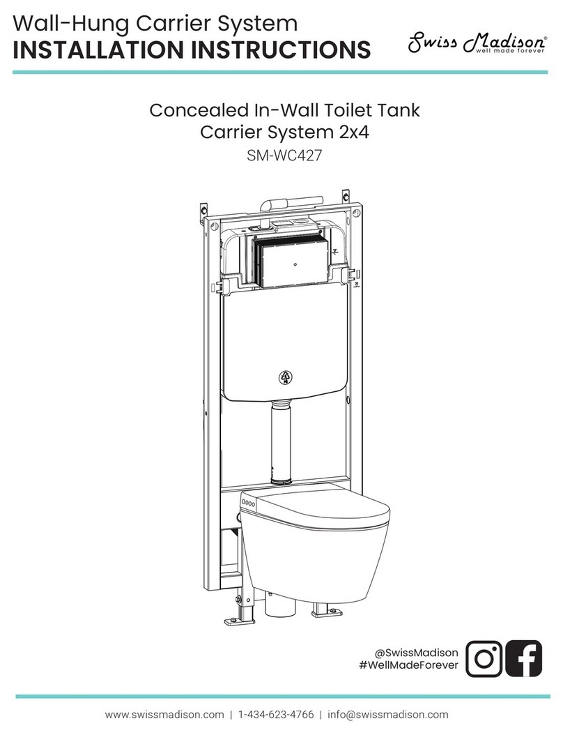Swiss Madison SM-WC427 installation instructions
