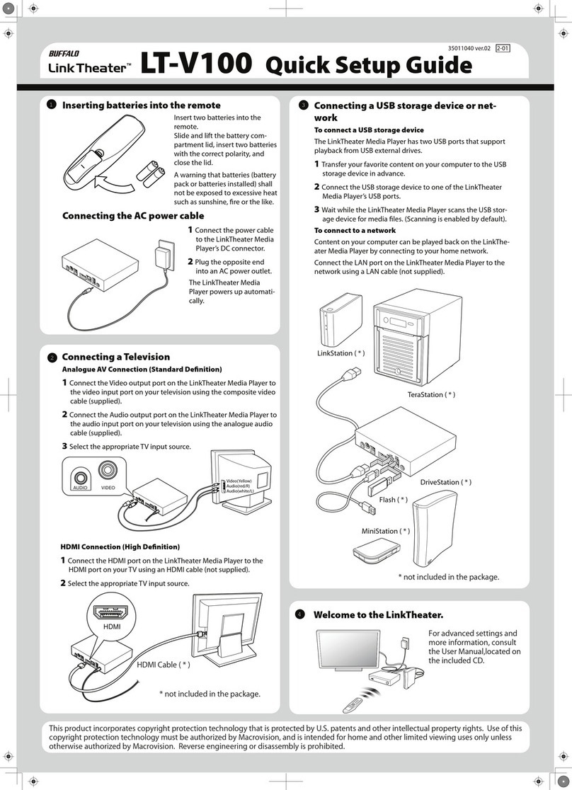 Buffalo LinkTheater LT-V100 User manual