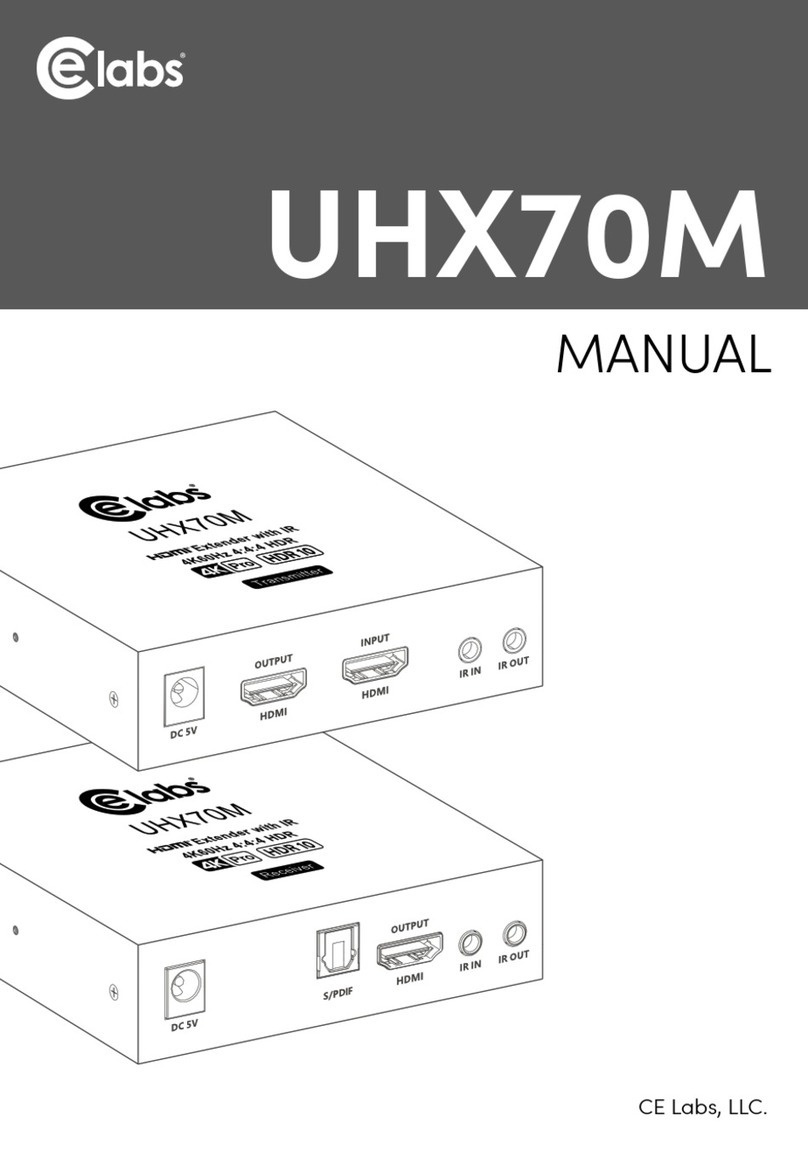 Celabs UHX70M User manual