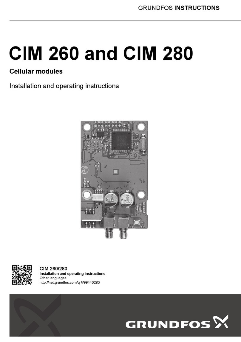 Grundfos CIM 260 User manual