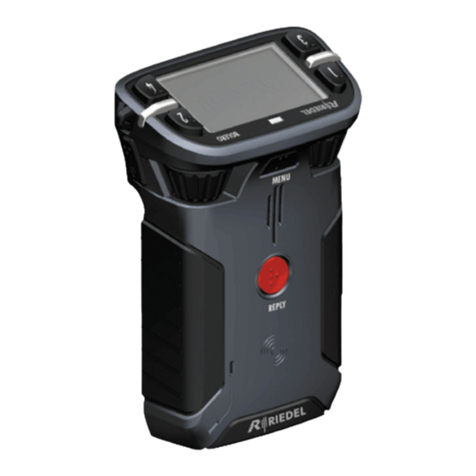 Riedel Bolero Beltpack User manual