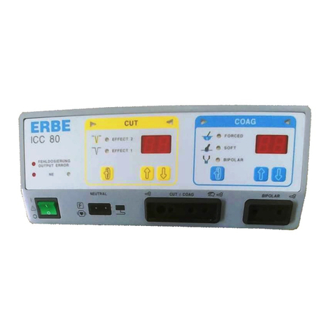 Erbe ICC 50 User manual Erbe ICC 50 User manual