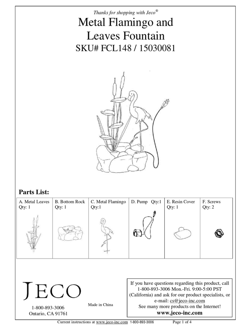 Jeco FCL148 User manual