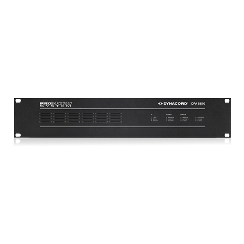 Dynacord PROMATRIX 8000 Series User manual