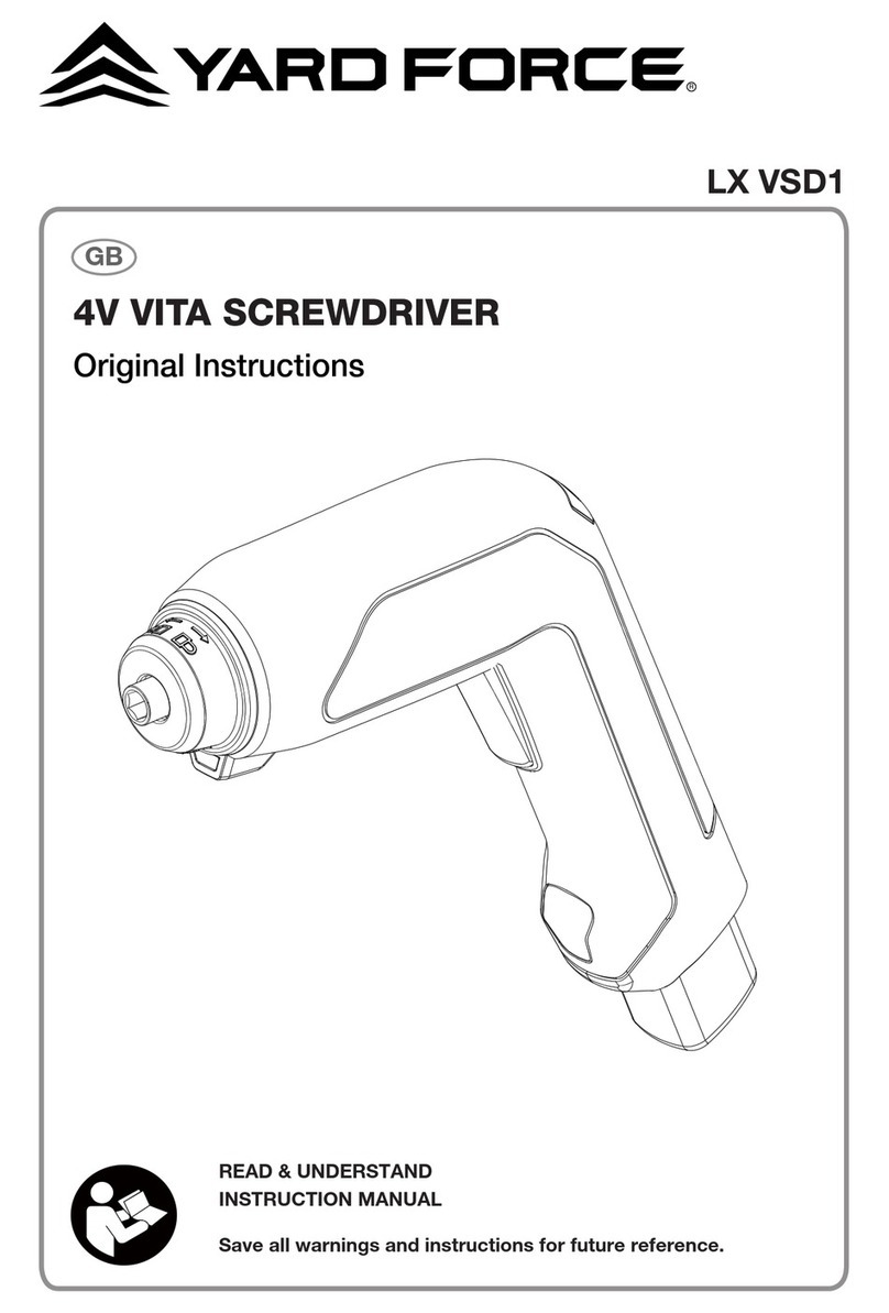 Yard force LX VSD1 Original instructions