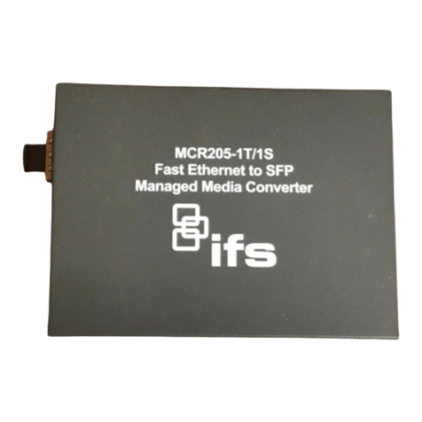 UTC Fire and Security interlogix IFS MCR205-1T User manual