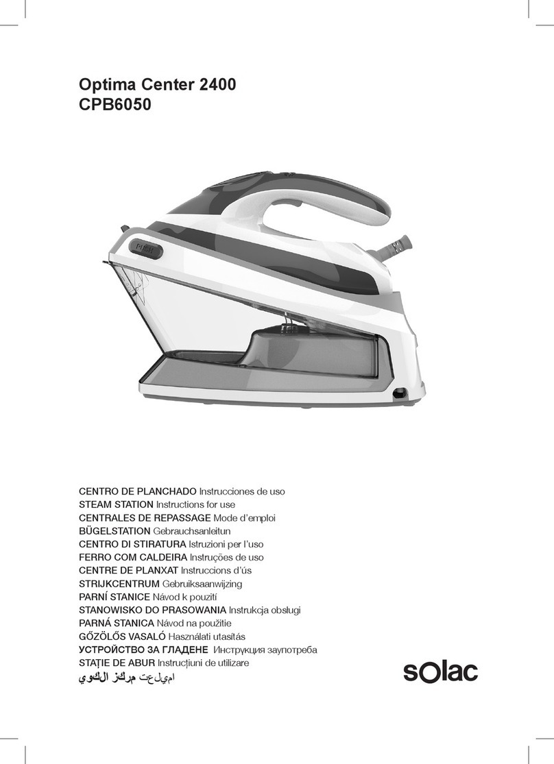 SOLAC Optima Center 2400 User manual SOLAC Optima Center 2400 User manual