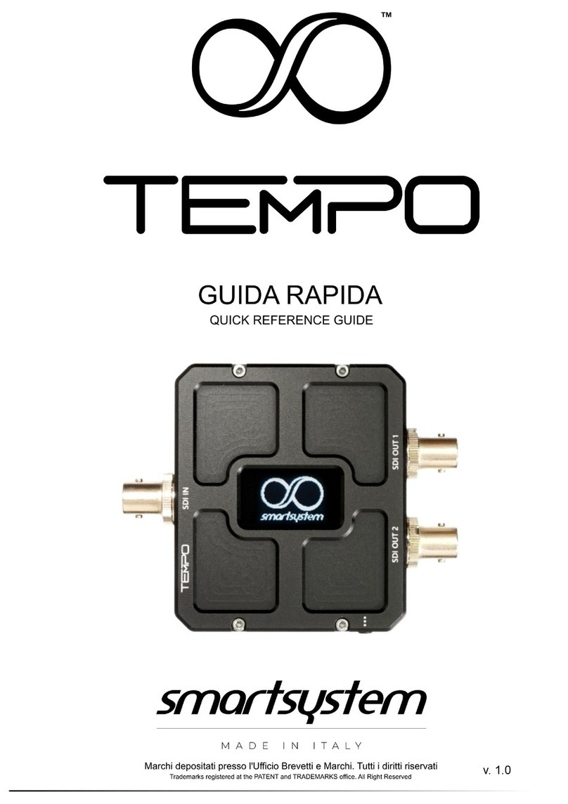 Smart system Tempo Quick reference guide