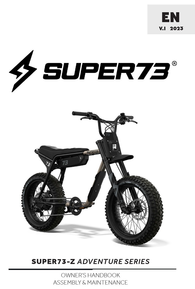 SUPER 73 Z ADVENTURE Series OWNER HANDBOOK ASSEMBLY & MAINTENANCE