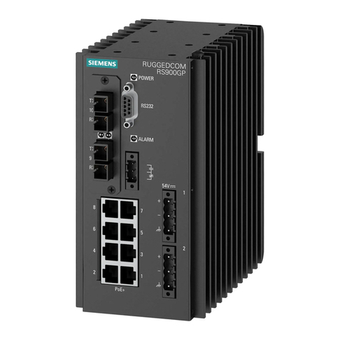 Siemens RUGGEDCOM RS900GP User manual