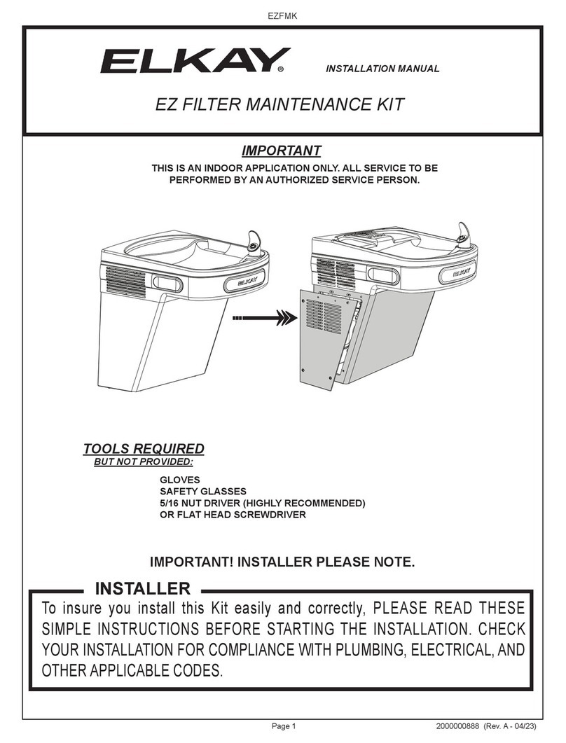 Elkay EZFMK installation manual