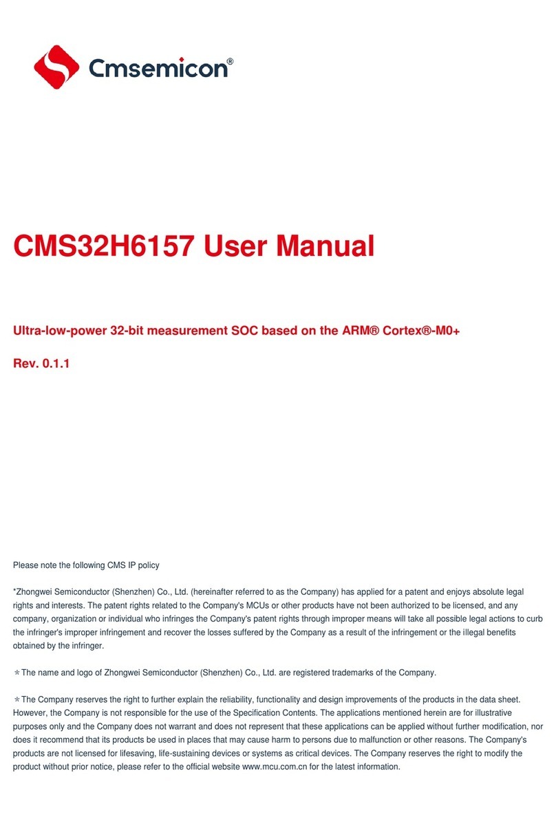 Cmsemicon CMS32H6157 User manual