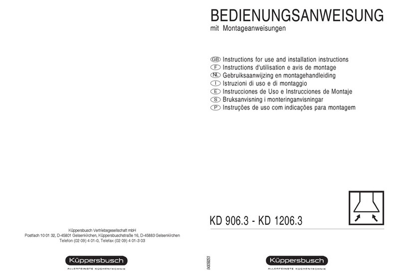 Kuppersbusch KD 906.3 Instructions for use