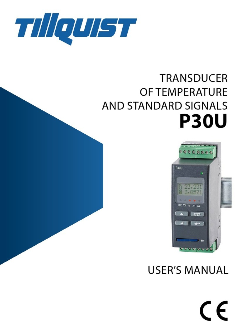 TILLQUIST P30U User manual