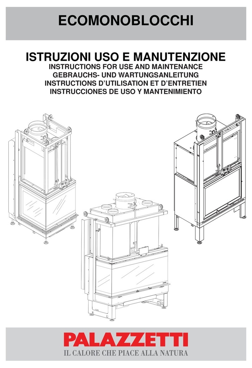 Palazzetti Ecomonoblocco Instructions for use and maintenance Palazzetti Ecomonoblocco Instructions for use and maintenance