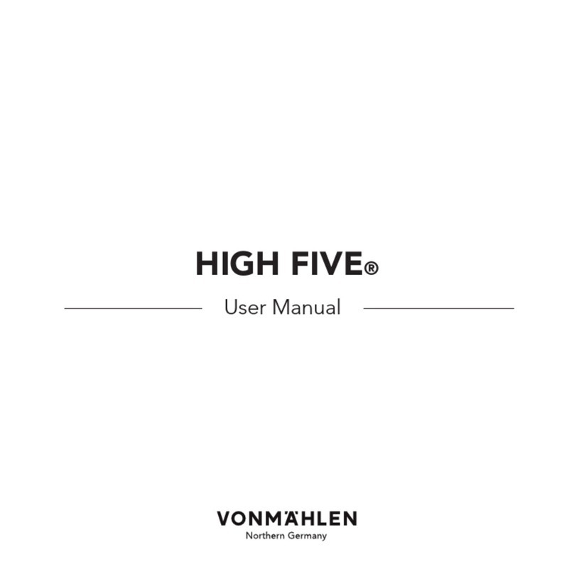 VONMÄHLEN HIGH FIVE User manual VONMÄHLEN HIGH FIVE User manual