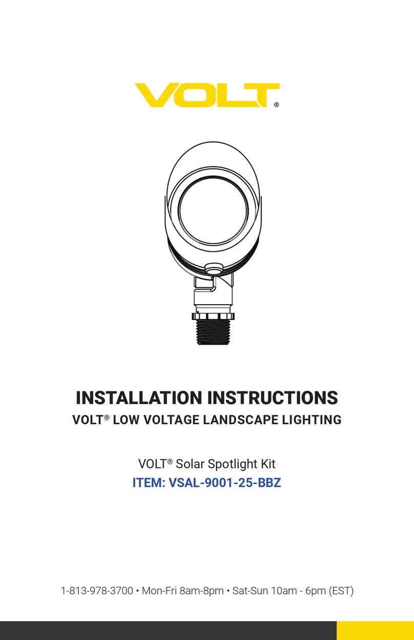 Volt VSAL-9001-25-BBZ installation instructions