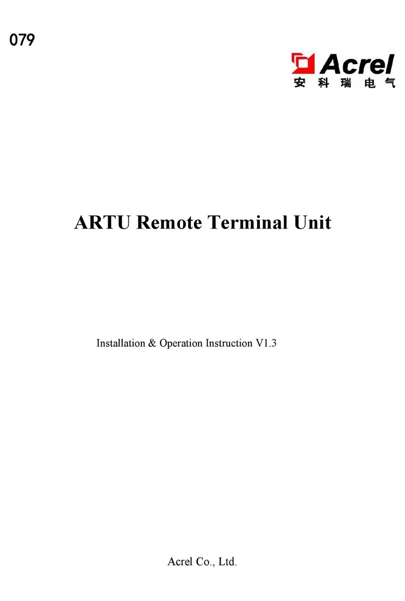 Acrel ARTU Installation instructions
