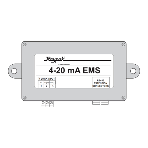 Rheem Raypak 4-20mA EMS Installation and operating instructions