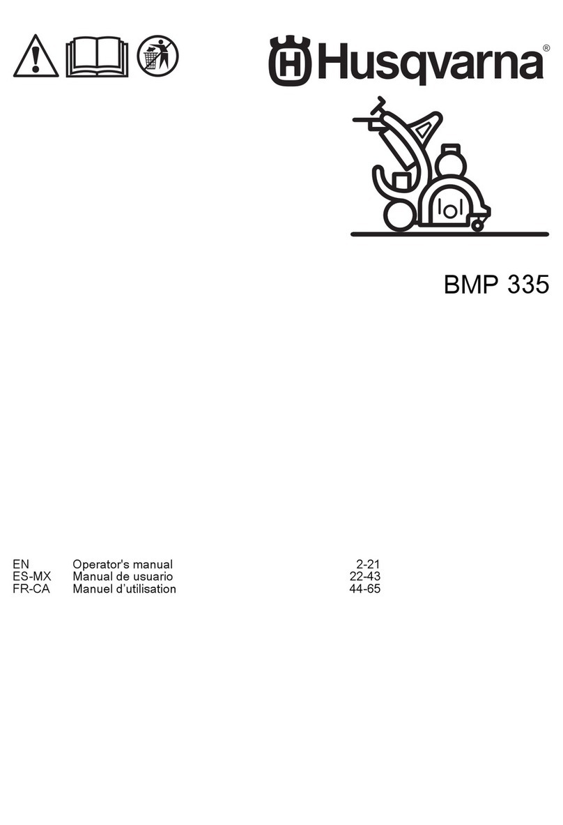 Husqvarna BMP 335 User manual